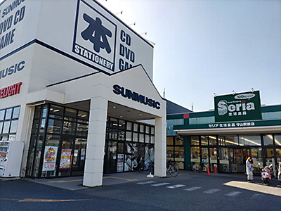 サンミュージック守山店　セリア生活良品守山駅前店