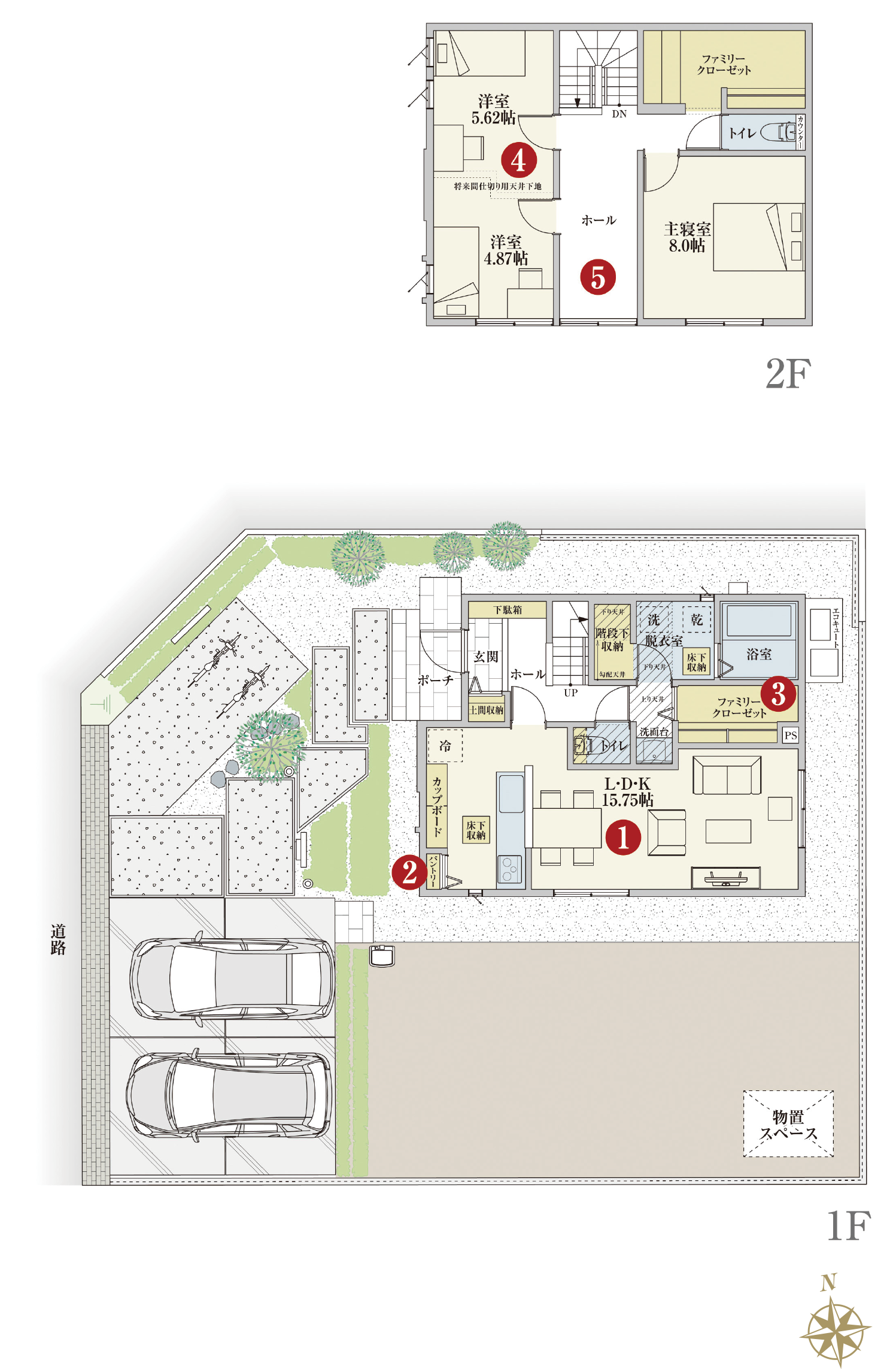 18-6号地 間取図