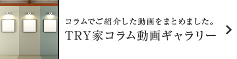 コラムでご紹介した動画をまとめました。TRY家コラム動画ギャラリー