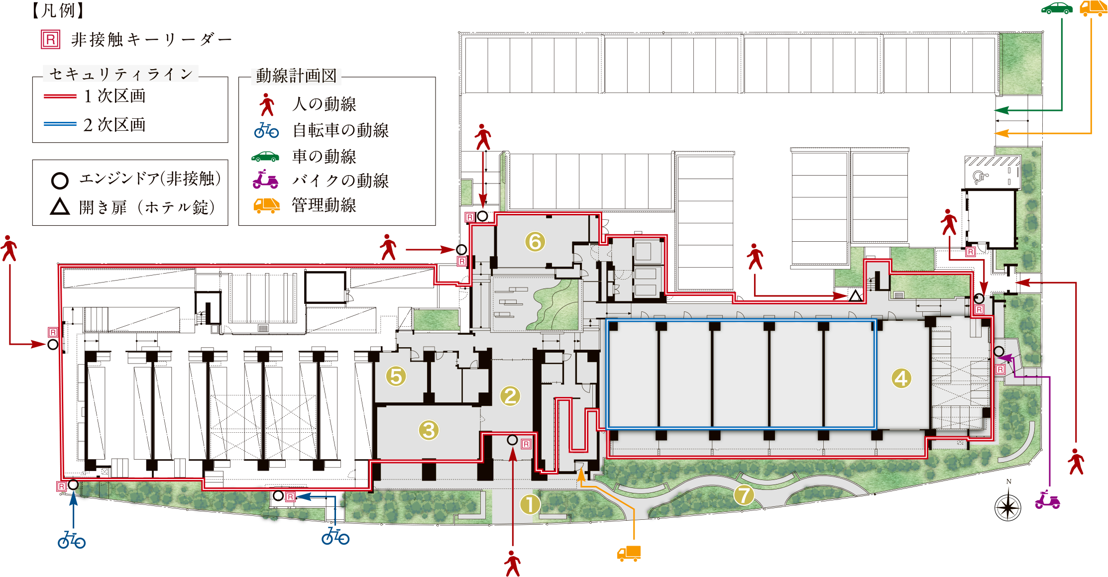 敷地配置図