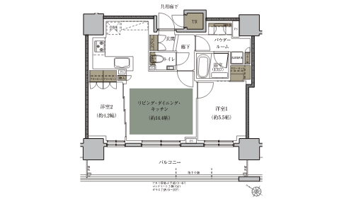 Bタイプ間取り図