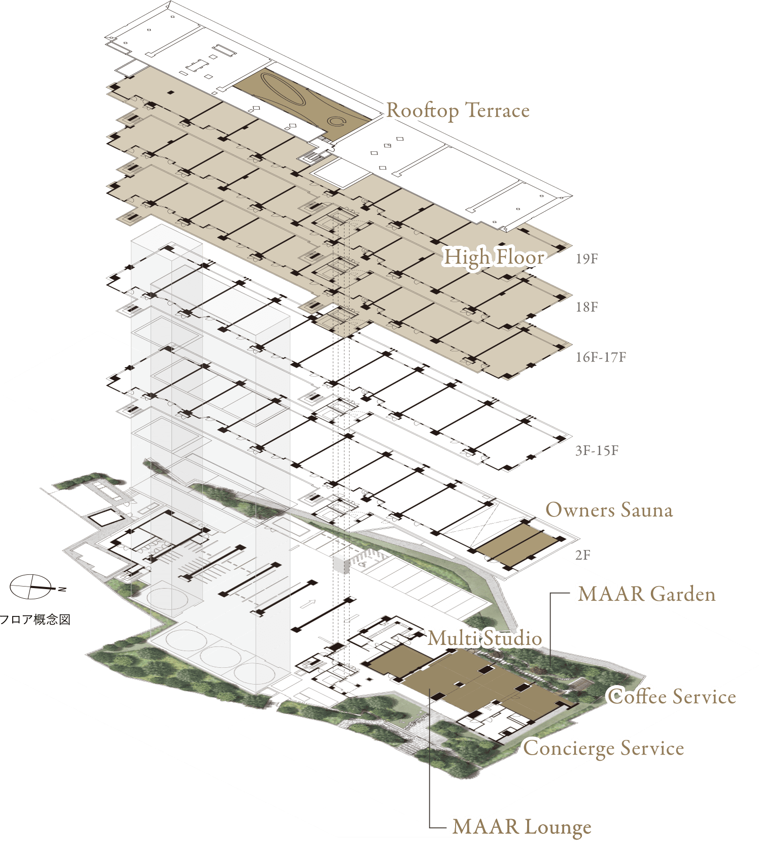 フロア概念図