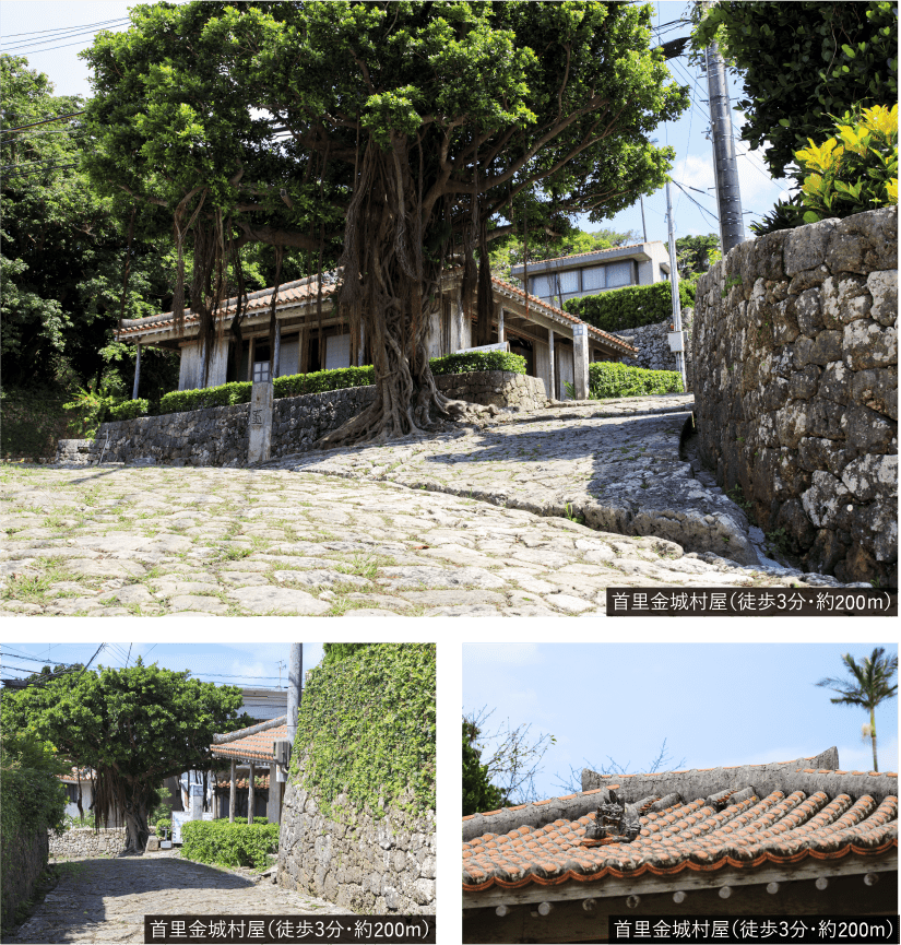 首里金城村屋（徒歩3分・約170m）、首里金城村屋（徒歩3分・約170m）、首里金城村屋（徒歩3分・約170m）