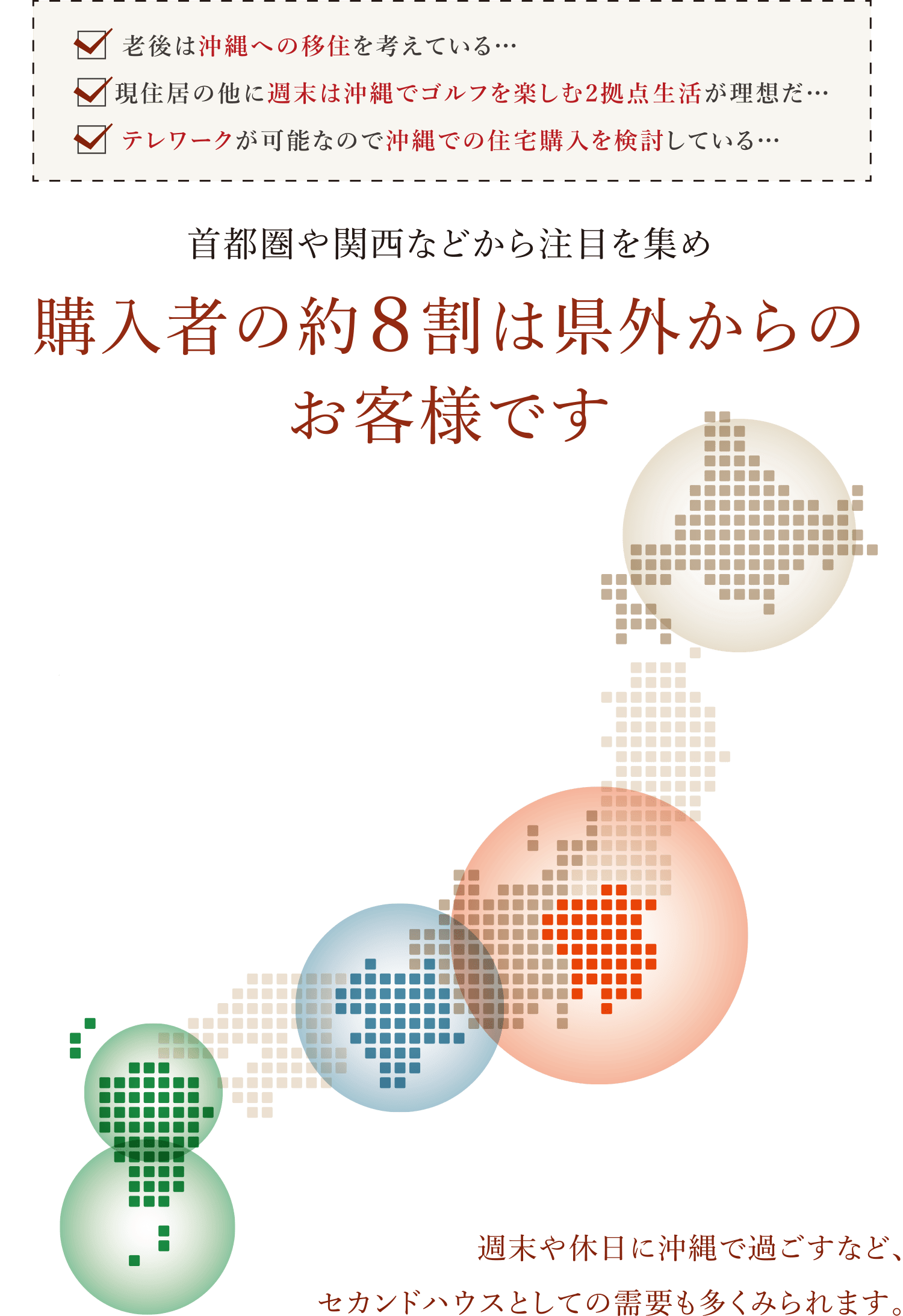 首都圏や関西などから注目を集め購入者の約8割は県外からのお客様です