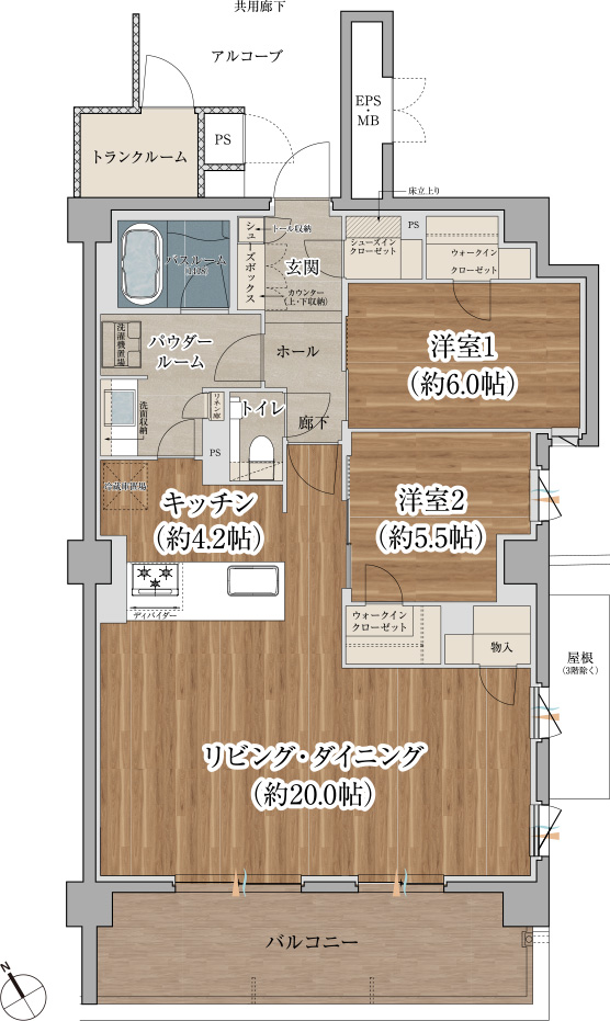 C1 type menu 1（303号室）