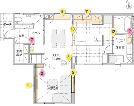 間取り図1F