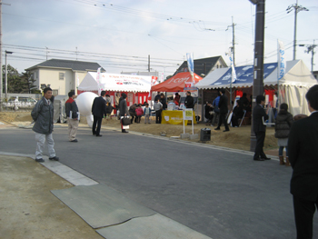 藤井寺での現地案内会風景2