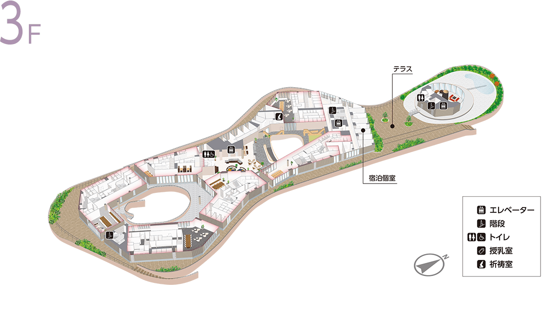 3F フロアマップ