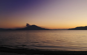 錦江湾と桜島