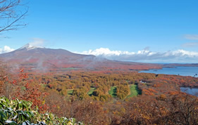 日暮山展望台から駒ヶ岳【秋】