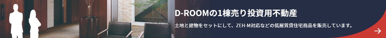 D-ROOMの1棟売り投資用不動産