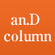 an.D column