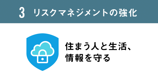 ３．リスクマネジメントの強化